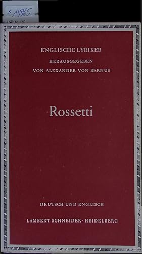 Bild des Verkufers fr Rossetti. zum Verkauf von Antiquariat Bookfarm