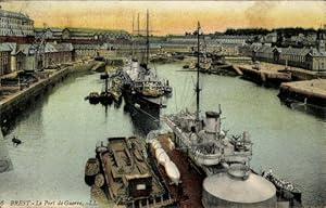Ansichtskarte / Postkarte Brest Finistère, Port de Guerre