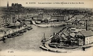 Imagen del vendedor de Ansichtskarte / Postkarte Nantes Loire Atlantique, Panorama, Petit-Hollande, Ende der Welt a la venta por akpool GmbH