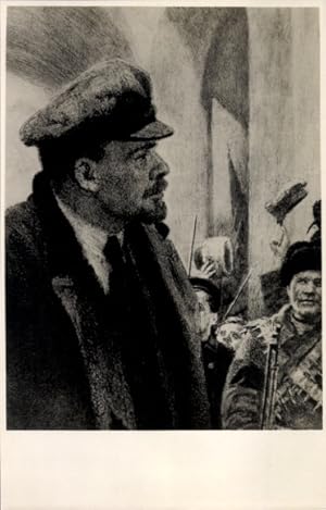 Künstler Ansichtskarte / Postkarte Kibrik, E. A., Wladimir Iljitsch Lenin