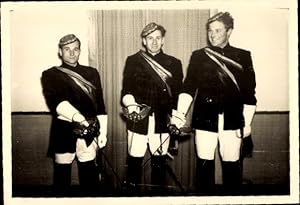 Studentika Foto Gruppenbild der Studenten in Uniformen, Jahr 1955/1956