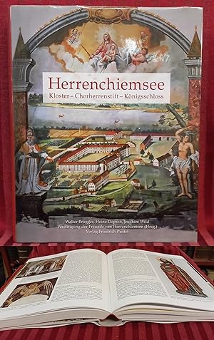 Bild des Verkufers fr Herrenchiemsee : Kloster - Chorherrenstift - Knigsschloss. Walter Brugger . (Hrsg.). [Fotos: Anton Brandl] zum Verkauf von Buchhandlung Neues Leben