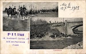 Bild des Verkufers fr Ansichtskarte / Postkarte Aix en Provence Bouches du Rhne, Cani, cavalli e muli. La grande guerra zum Verkauf von akpool GmbH