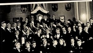 Studentika Foto Gruppenbild der Studenten, 9. Stiftungsfest, Jahr 1929