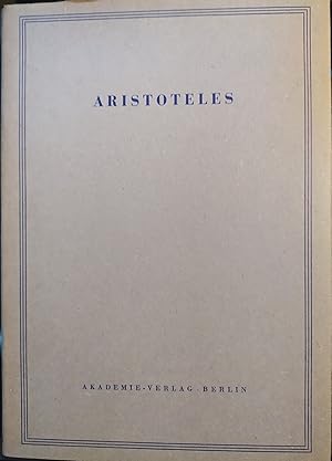 - Meteorologie. Über die Welt. Übersetzt von Hans Strom. 2 Teile (in 1 Band). Aristoteles Werke i...