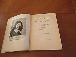 Bild des Verkufers fr The Geometry Of Ren Descartes, Translated From The French And Latin Be David Eugene Smith And Marcia L. Latham With A Facsimile Of The First Edition, 1637 zum Verkauf von Arroyo Seco Books, Pasadena, Member IOBA