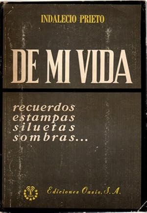Bild des Verkufers fr De mi vida. Recuerdos, estampas, siluetas, sombras. . zum Verkauf von Librera Astarloa