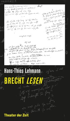 Brecht lesen (Recherchen) Hans-Thies Lehmann