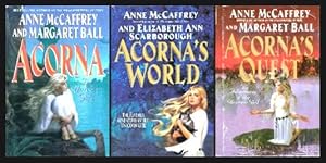 Image du vendeur pour ADVENTURES OF THE UNICORN GIRL: Acorna; Acorna's Quest; Acorna's World mis en vente par W. Fraser Sandercombe