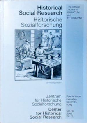 Historical Social Research / Historische Sozialforschung, Vol. 32, No. 2: Special issue: Geburten...