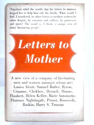 Bild des Verkufers fr Letters To Mother: An Anthology zum Verkauf von World of Rare Books