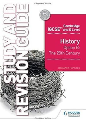 Bild des Verkufers fr Cambridge IGCSE and O Level History Study and Revision Guide: Hodder Education Group zum Verkauf von WeBuyBooks 2