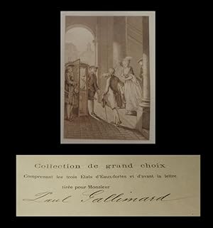 Imagen del vendedor de Monument du costume : Les Vingt-quatre [24] estampes dessines par Moreau-le-Jeune en 1776 - 1783 pour servir  L'Histoire des modes et du costume dans le XVIIIme sicle graves au burin par [Henri] Dubouchet - Les Douze (12) estampes dessines par Freudeberg en 1774 pour servir  L'Histoire des moeurs et du costume des Franais dans le dix-huitime sicle graves au burin par Dubouchet - Collection de grand choix comprenant les trois tats d'eaux-fortes et d'avant la lettre. a la venta por Babel Librairie