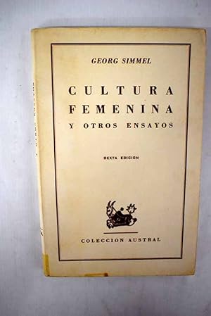 Seller image for Cultura femenina for sale by Alcan Libros