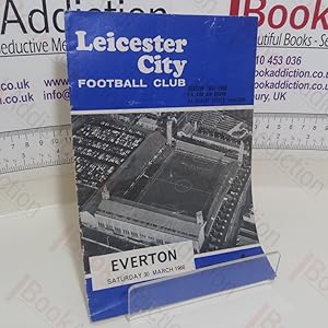 Leicester City v Everton (Football Programme, 30 March 1968)