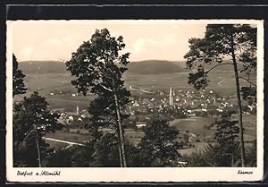 Ansichtskarte Dietfurt a. Altmühl, Ortsansicht vom Hügel aus