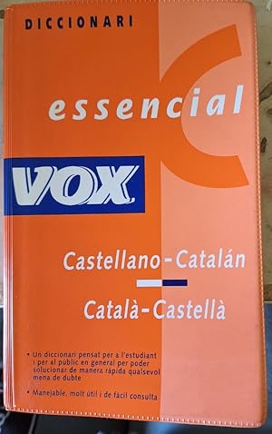 DICCIONARI ESSENCIAL CASTELLANO CATALAN. CATALA - CASTELLA. VOX.