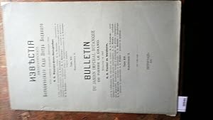 Liste des plantes de l Empire Russe Bulletin du Jardin Imperial Botanique de Pierre le Grand Tome...