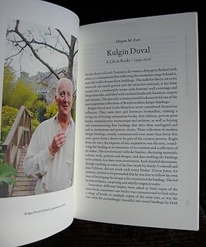 Imagen del vendedor de Kulgin Duval: a life in books - 1929-2016. [Offprint from The Book Collector, Winter 2016] a la venta por James Fergusson Books & Manuscripts