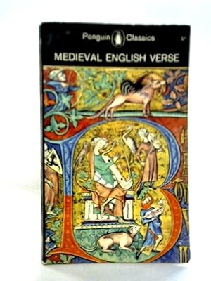 Bild des Verkufers fr Medieval English Verse zum Verkauf von World of Rare Books