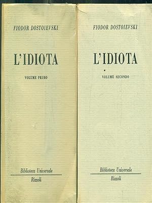 Bild des Verkufers fr l'idiota. 2 volumi zum Verkauf von Librodifaccia
