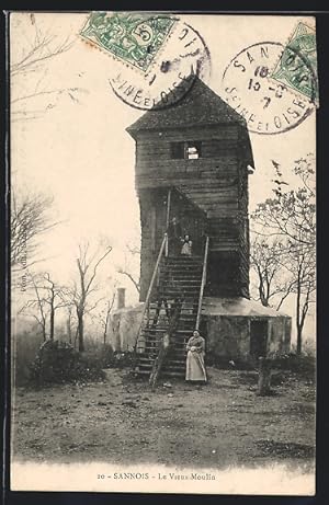 Carte postale Sannois, Le Vieux Moulin