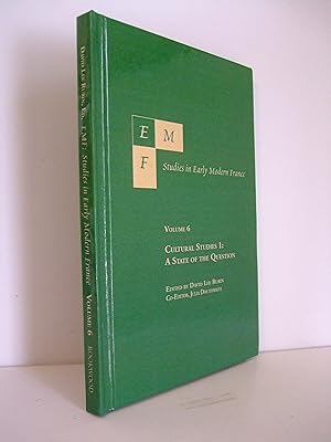 Image du vendeur pour EMF: Studies in Early Modern France. Volume 6: Rethinking Cultural Studies 1: A State of the Question mis en vente par Lily of the Valley Books