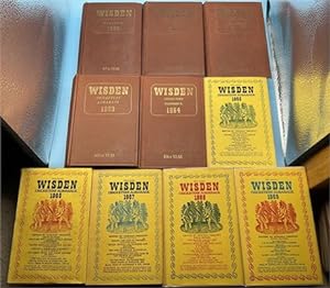 1960s Wisden Hardbacks in Dust Jackets when issued 10 Books.