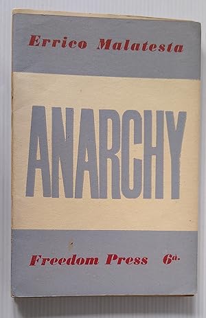 Immagine del venditore per Anarchy - with biographical note venduto da Your Book Soon