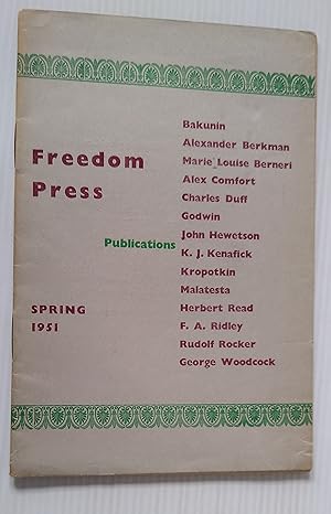 Freedom Press Publications - Spring 1951