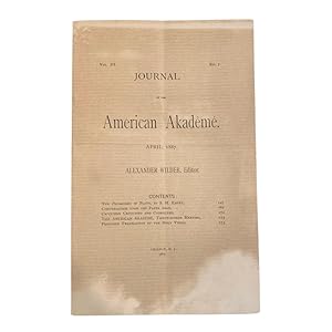 Journal of the American Akademe, Vol III, No. 7