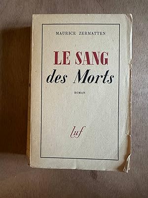 Seller image for Le sang des Morts for sale by Dmons et Merveilles