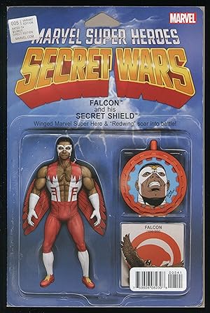 Image du vendeur pour Secret Wars 5 Falcon Action Figure Variant Comic John Tyler Christopher mis en vente par CollectibleEntertainment