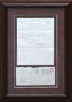 Bild des Verkufers fr Typed letter signed, to Elizabeth Gell-Mann. zum Verkauf von Peter Harrington.  ABA/ ILAB.