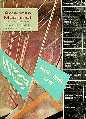 Imagen del vendedor de American Machinist 1958 Production Planbook and Buyer's Guide Issue a la venta por Dan Pekios Books