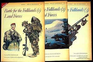 Bild des Verkufers fr Battle for the Falklands (All 3 Volumes) Land Forces, Naval Forces, Air Force zum Verkauf von Dan Pekios Books