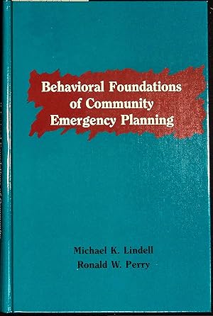 Image du vendeur pour Behavioral Foundations Of Community Emergency Planning mis en vente par Dan Pekios Books