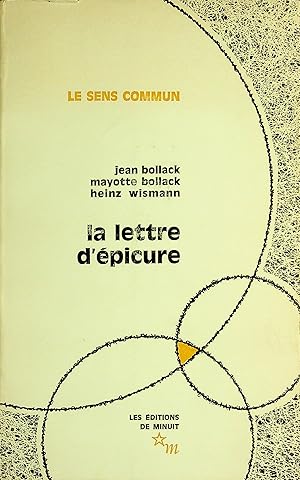 Seller image for La Letter D'epicure for sale by Dan Pekios Books