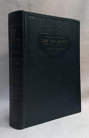 Cases and Readings on Law and Society in Three Books: Book One, Law and Society in Evolution