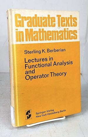 Seller image for Lectures in Functional Analysis and Operator Theory for sale by Attic Books (ABAC, ILAB)