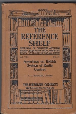 Seller image for The Reference Shelf; American Vs British System of Radio Control for sale by Dan Pekios Books