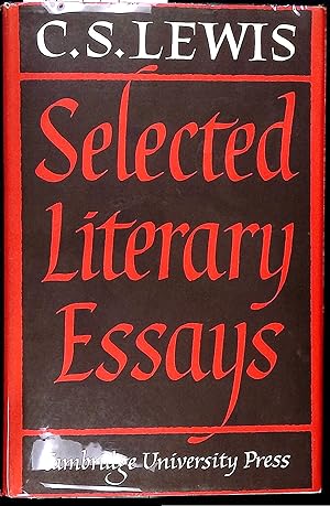 Seller image for Selected Literary Essays for sale by Dan Pekios Books