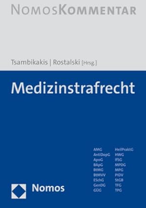 Bild des Verkufers fr Medizinstrafrecht zum Verkauf von Rheinberg-Buch Andreas Meier eK