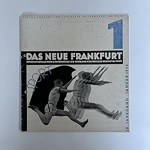 Das Neue Frankfurt. Monatsschrift für die probleme moderner gestaltung / III Jahrgang 1930 n. 1