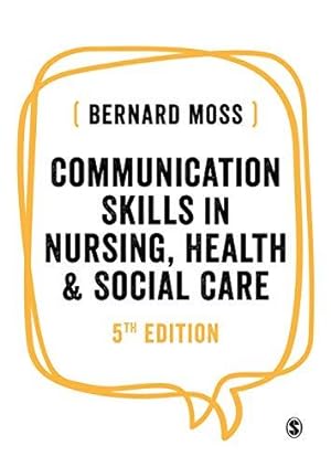 Bild des Verkufers fr Communication Skills in Nursing, Health and Social Care zum Verkauf von WeBuyBooks