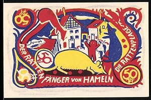 Bild des Verkufers fr Notgeld Hameln 1922, 50 Pfennig, Rattenfnger zum Verkauf von Bartko-Reher
