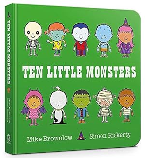 Imagen del vendedor de Ten Little Monsters Board Book a la venta por WeBuyBooks