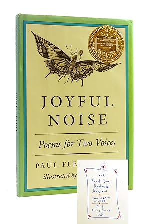 Seller image for JOYFUL NOISE SIGNED Poems for Two Voices for sale by Rare Book Cellar