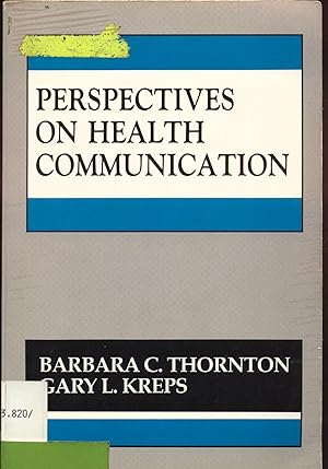 Image du vendeur pour Perspectives on Health Communication mis en vente par avelibro OHG
