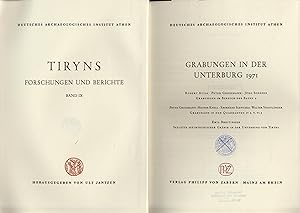 Seller image for Grabungen in der Unterburg 1971 Tiryns Forschungen und Berichte Band IX for sale by avelibro OHG